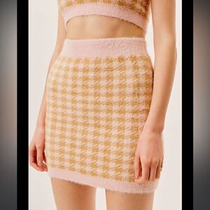 NWT For Love & Lemons Cher Mini Skirt XL Clueless